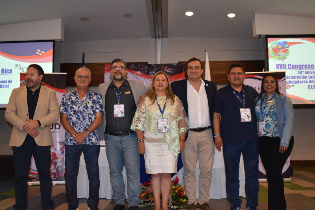 Nuevas autoridades de la Confederación Latinoamericana de Trabajadores del Poder Judicial